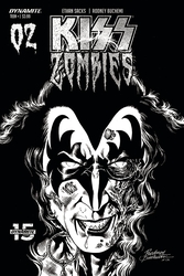 Kiss: Zombies #2 Buchemi 1:30 B&W Variant (2019 - ) Comic Book Value