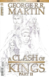 Game of Thrones: A Clash of Kings #1 Rubi 1:20 B&W Variant (2020 - ) Comic Book Value