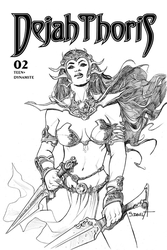 Dejah Thoris #2 Davila 1:7 B&W Variant (2019 - ) Comic Book Value