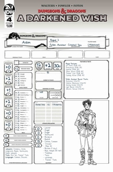 Dungeons & Dragons: A Darkened Wish #4 Character Sheet Variant (2019 - 2020) Comic Book Value