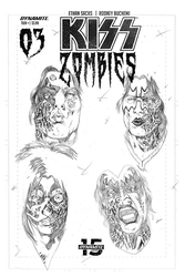 Kiss: Zombies #3 Buchemi 1:11 Sketch Variant (2019 - ) Comic Book Value