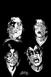 Kiss: Zombies #3 Buchemi 1:15 B&W Virgin Variant (2019 - ) Comic Book Value