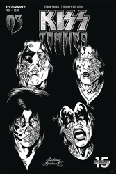 Kiss: Zombies #3 Buchemi 1:30 B&W Variant (2019 - ) Comic Book Value