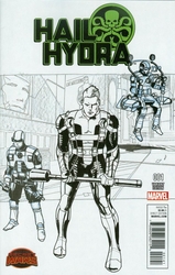 Hail Hydra #1 Boschi 1:25 Design Variant (2015 - 2016) Comic Book Value
