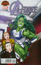 A-Force #4 Toshirou Manga Variant (2015 - 2015) Comic Book Value
