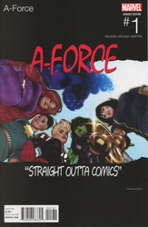 A-Force #1 Hughes Hip Hop Variant (2016 - 2016) Comic Book Value