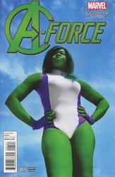 A-Force #1 Cosplay 1:15 Variant (2016 - 2016) Comic Book Value