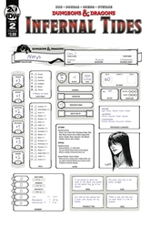 Dungeons & Dragons: Infernal Tides #2 Character Sheet Variant (2019 - ) Comic Book Value