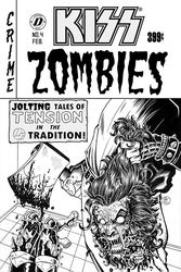 Kiss: Zombies #4 Haeser 1:7 B&W Variant (2019 - ) Comic Book Value