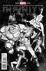 Infinity #1 Adams 1:150 Sketch Variant (2013 - 2014) Comic Book Value