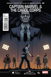 Captain Marvel & The Carol Corps #1 Shalvey 1:15 Agents of S.H.I.E.L.D. Variant (2015 - 2015) Comic Book Value