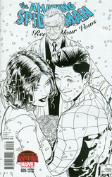 Amazing Spider-Man: Renew Your Vows #5 Quesada 1:250 B&W Unmasked Variant (2015 - 2015) Comic Book Value