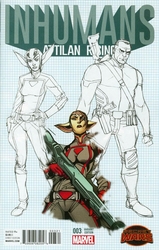 Inhumans: Attilan Rising #3 Johnson 1:25 Design Variant (2015 - 2015) Comic Book Value