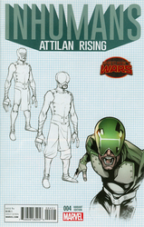 Inhumans: Attilan Rising #4 Johnson 1:25 Design Variant (2015 - 2015) Comic Book Value