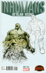 Inhumans: Attilan Rising #5 Johnson 1:25 Design Variant (2015 - 2015) Comic Book Value