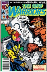 New Warriors, The #17 Newsstand Edition (1990 - 1996) Comic Book Value