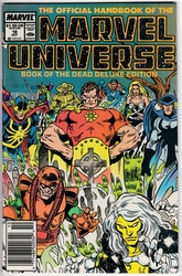 Official Handbook of the Marvel Universe, The #18 Newsstand Edition (1985 - 1988) Comic Book Value