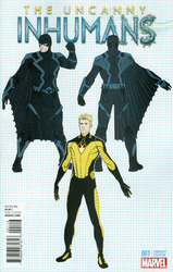 Uncanny Inhumans, The #1 McNiven 1:20 Design Variant (2015 - 2017) Comic Book Value