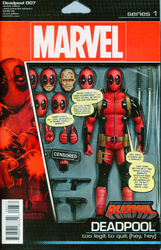 Deadpool #7 Action Figure Variant (2015 - 2017) Comic Book Value