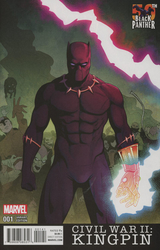 Civil War II: Kingpin #1 McKelvie 1:25 Black Panther 50th Anniversary Variant (2016 - 2016) Comic Book Value