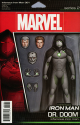Infamous Iron Man #1 Action Figure Variant (2016 - 2017) Comic Book Value