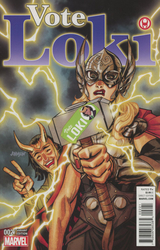 Vote Loki #2 Johnson 1:25 Variant (2016 - 2016) Comic Book Value