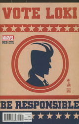 Vote Loki #3 Francavilla 1:25 Variant (2016 - 2016) Comic Book Value