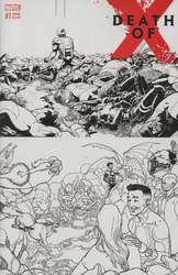 Death of X #1 Kuder 1:50 Sketch Variant (2016 - 2017) Comic Book Value