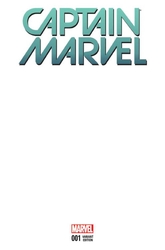 Captain Marvel #1 Blank Sketch Variant (2016 - 2017) Comic Book Value