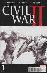 Civil War II #1 McNiven 1:200 Sketch Variant (2016 - 2017) Comic Book Value