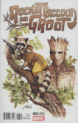 Rocket Raccoon & Groot #3 Oum 1:25 Variant (2016 - 2016) Comic Book Value