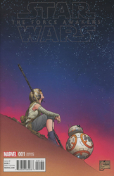 Star Wars: The Force Awakens Adaptation #1 Quesada 1:100 Variant (2016 - 2017) Comic Book Value