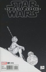 Star Wars: The Force Awakens Adaptation #1 Quesada 1:300 Sketch Variant (2016 - 2017) Comic Book Value