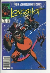 Longshot #5 Newsstand Edition (1985 - 1986) Comic Book Value