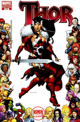 Thor #614 Women of Marvel Frame Variant (2007 - 2011) Comic Book Value