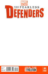 Fearless Defenders #1 Blank Sketch Variant (2013 - 2014) Comic Book Value
