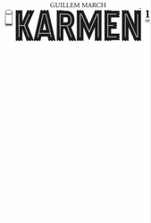 Karmen #1 Blank Sketch Variant (2021 - 2021) Comic Book Value