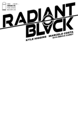 Radiant Black #1 Blank Sketch Variant (2021 - ) Comic Book Value