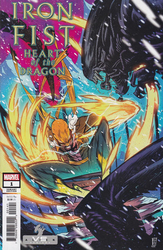 Iron Fist: Heart of the Dragon #1 Jacinto Marvel vs Alien Variant (2021 - 2021) Comic Book Value