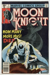 Moon Knight #2 Newsstand Edition (1980 - 1984) Comic Book Value