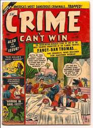 Crime Can't Win #43 (1950 - 1953) Comic Book Value