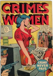 Crimes by Women #9 (1948 - 1954) Comic Book Value