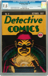 Detective Comics #8 (1937 - 2011) Comic Book Value