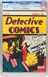 Detective Comics #12 (1937 - 2011) Comic Book Value