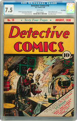 Detective Comics #18 (1937 - 2011) Comic Book Value