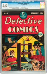 Detective Comics #24 (1937 - 2011) Comic Book Value