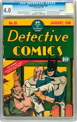 Detective Comics #35 (1937 - 2011) Comic Book Value