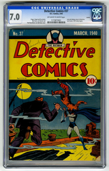 Detective Comics #37 (1937 - 2011) Comic Book Value