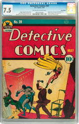 Detective Comics #39 (1937 - 2011) Comic Book Value
