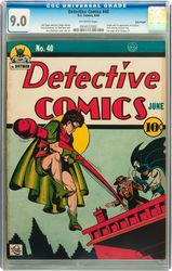 Detective Comics #40 (1937 - 2011) Comic Book Value